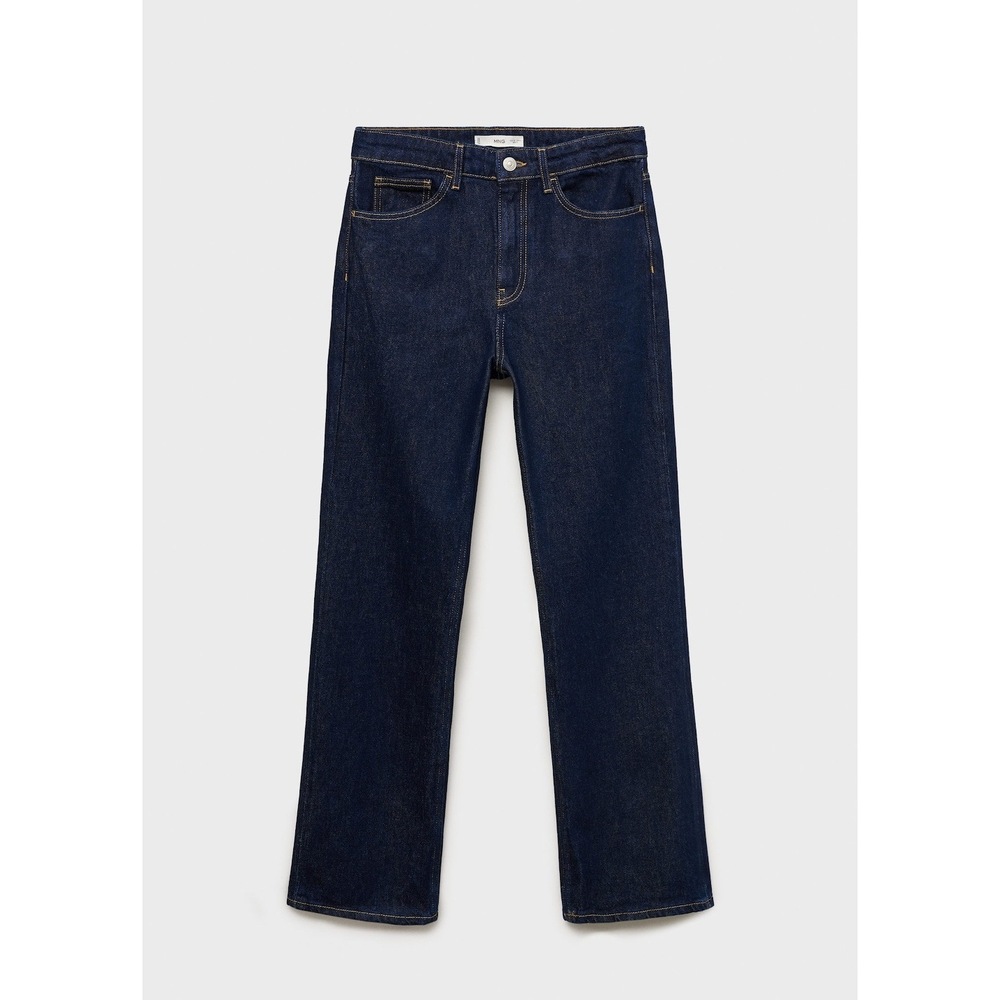 MANGO - Matilda straight-fit rinse-wash jeans open blue - 10 - Woman